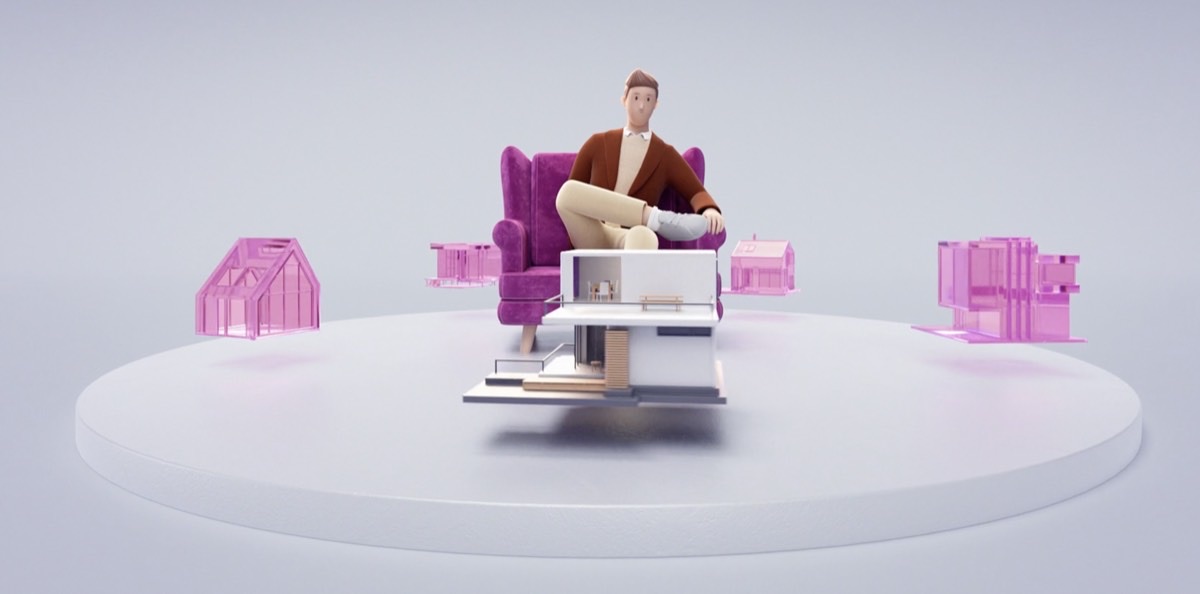 3D-визуализация рекламной кампании Сбера